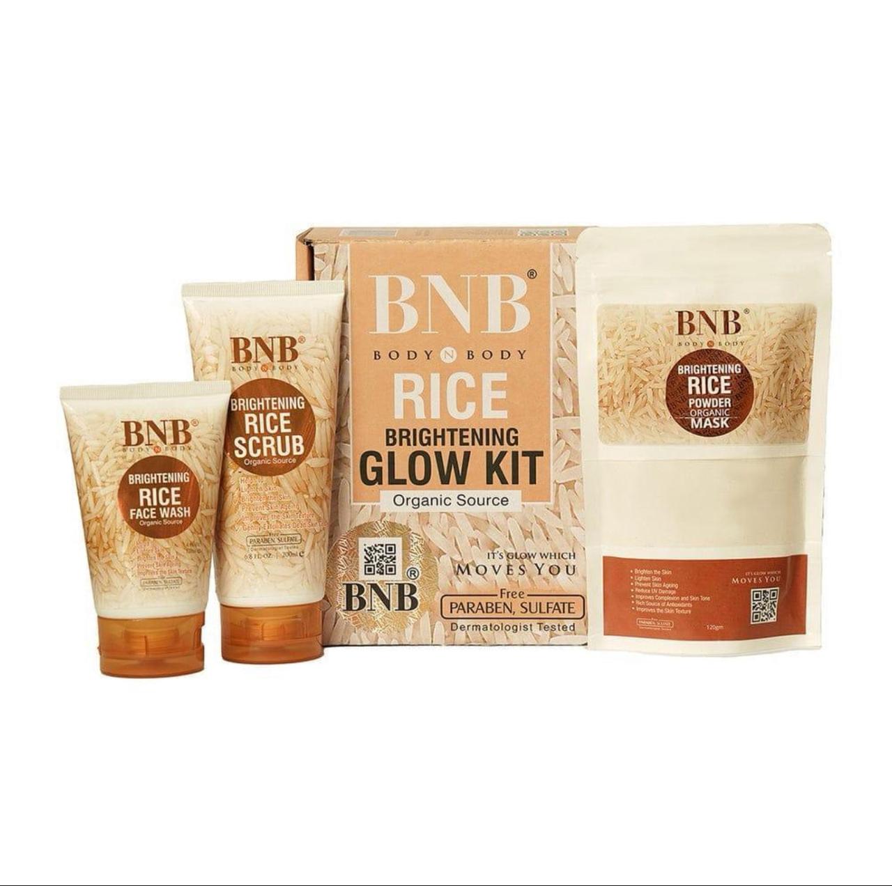 Rice Extract Facial Kit For Bright & Glowing Skin