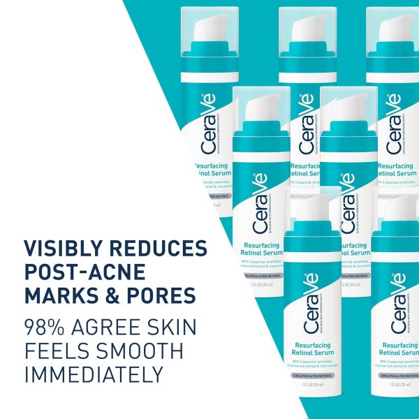 Cerave Resurfacing Retinol Serum For Post Acne Marks – 30ml