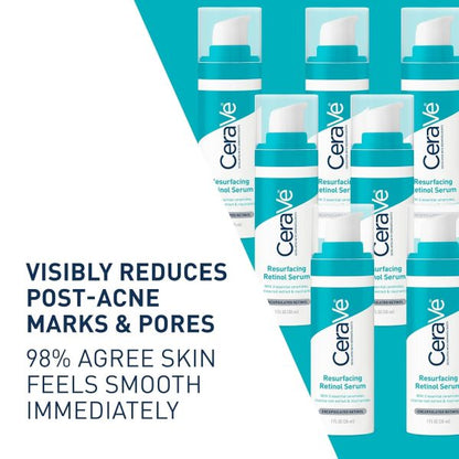 Cerave Resurfacing Retinol Serum For Post Acne Marks – 30ml