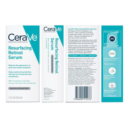 Cerave Resurfacing Retinol Serum For Post Acne Marks – 30ml