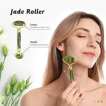 Flawless Jade Roller With Guasha (marble Stone)